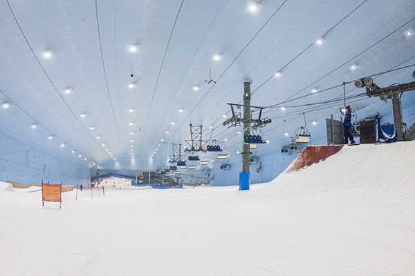 Principales attractions touristiques Ski Dubai Ski
